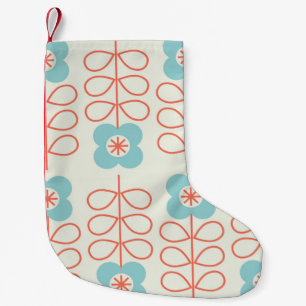 Geometrische florale naadloos patroon. Noordse sti Kleine Kerstsok