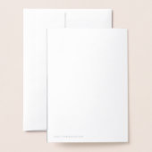 GEOMETRISCHE FOLIE BRUILOFT UITNODIGING (Met envelop)