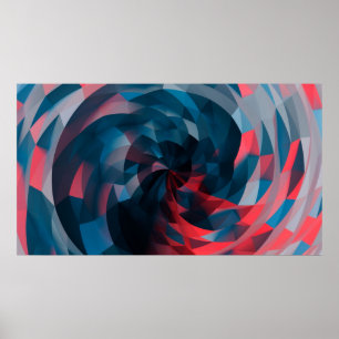 Geometrische fotografie Geometrisch kunstontwerp Poster