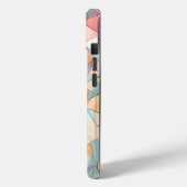 Geometrische fusie Case-Mate iPhone case (Achterkant / Links)