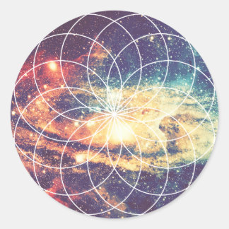 Geometrische Galaxy #1 Sticker