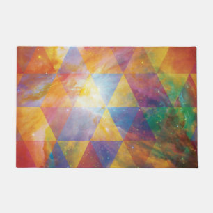 Geometrische galaxy Art Deurmat