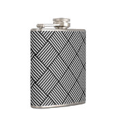 Geometrische gecontroleerde textuur heupfles (Rechts)