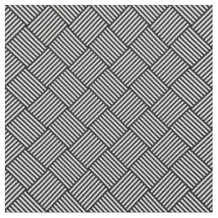 Geometrische gecontroleerde textuur stof