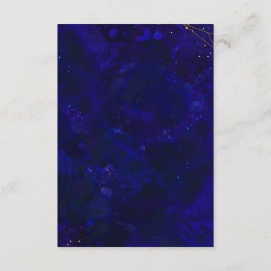 Geometrische geode Deep Blue Agate Weddenschap Det Informatiekaartje (Achterkant)