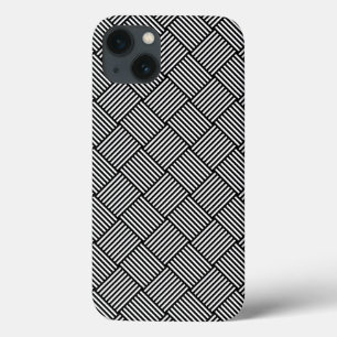 Geometrische geruite textuur iPhone 13 hoesje