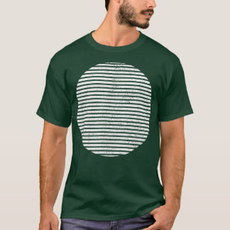 Geometrische gespleten cirkelvormlijnen geometrie  t-shirt