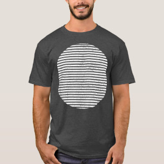 Geometrische gespleten cirkelvormlijnen geometrie  t-shirt