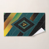 Geometrische gestreepte badhanddoek set bad handdoek (Handdoek)