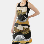 Geometrische getextureerde abstracte golven in met schort (Insitu)