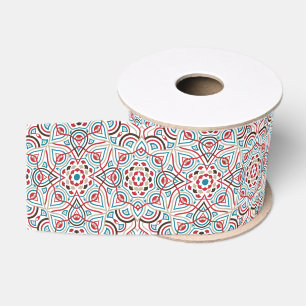 Geometrische Glitterende Metallic Luxe Trouw Grosgrain Lint