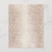 Geometrische Gold House Cleaning Service Housekeep Flyer (Achterkant)