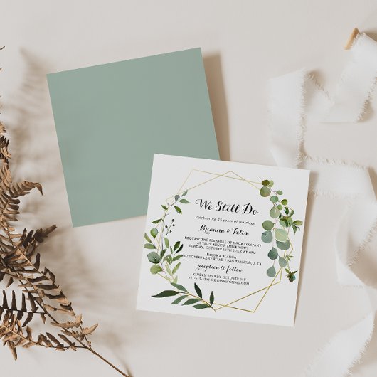 Geometrische Gold Tropical we doen nog steeds met Kaart