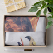 Geometrische Golden Eagle Tissuepapier (Geschenk)