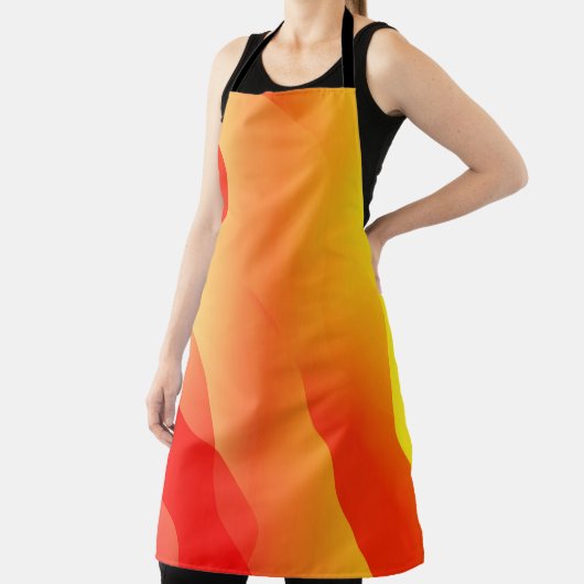 Geometrische golfvorm met verloop vervaagd abstrac schort (Insitu)