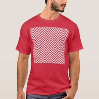geometrische golven uit de lijnen t-shirt
