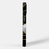 Geometrische goud en zwart Case-Mate iPhone case (Achterkant / Rechts)