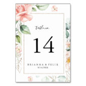 Geometrische gouden groene olievlek kaart (Voorkant)