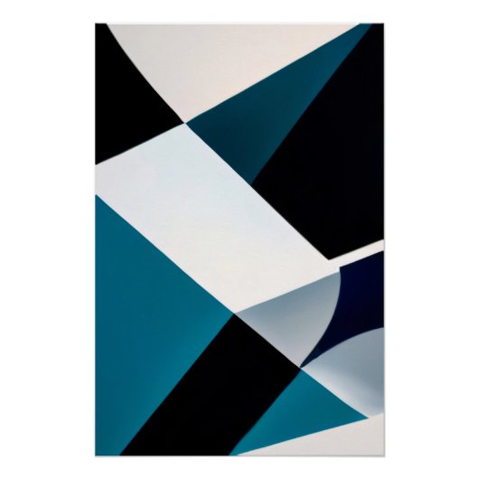 Geometrische gradiënten perfect poster (Voorkant)