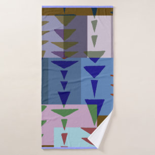 Geometrische Grafische Motief Moderne Trend Badhanddoek