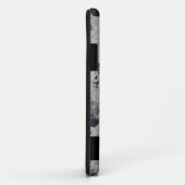 Geometrische grijs, wit en zwart hexagon patroon Case-Mate iPhone case (Achterkant/rechts)