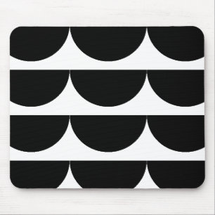 Geometrische halve cirkel Muismat