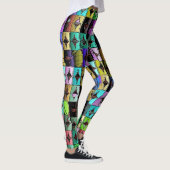Geometrische Harlequin Leggings (Rechts)