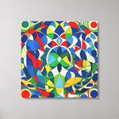 Geometrische harmonie canvas afdruk (Voorkant)
