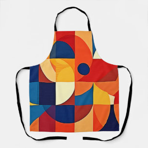 Geometrische Harmonie: Kunstzinnig Ontwerp Schort