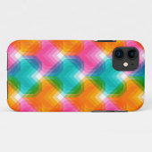 Geometrische harten in psychedelische kleuren (1) Case-Mate iPhone case (Achterkant (horizontaal))