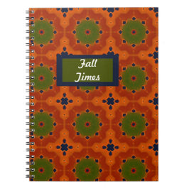 geometrische Herfst-tijden Notitieboek