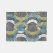 Geometrische herhaling I Fleece Deken (Voorkant (Horizontaal))