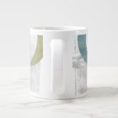 Geometrische herhaling III Extra Grote Mok (Achterkant)