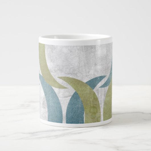 Geometrische herhaling III Extra Grote Mok (Voorkant)