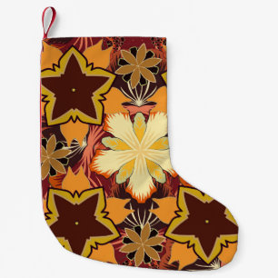 Geometrische herhaling naadloos patroon met hexago kleine kerstsok