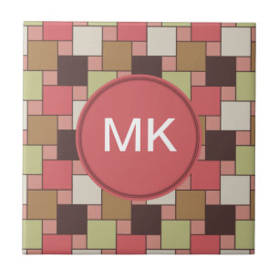 Geometrische het Kabinet van het kruid Tegeltje