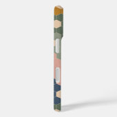 Geometrische hexagon Floral is een aardroze roze Case-Mate iPhone Case (Achterkant / Rechts)