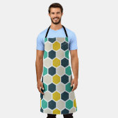 Geometrische hexagonale schort (Gedragen)