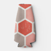 Geometrische hexagonvormen flesjeskoeler (Voorkant)