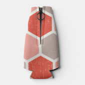 Geometrische hexagonvormen flesjeskoeler (Achterkant)