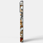 Geometrische houtkap Case-Mate iPhone case (Achterkant / Links)