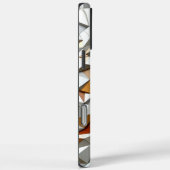 Geometrische houtkap Case-Mate iPhone case (Achterkant / Rechts)