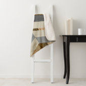 Geometrische inleg sherpa deken (In situ)