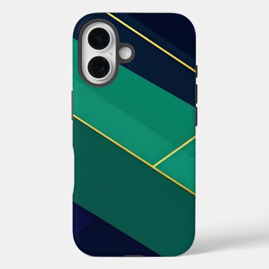 Geometrische juweeltonen Case-Mate iPhone case (Achterkant)