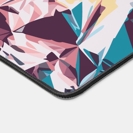 Geometrische kale arend bureaumat (Hoek)