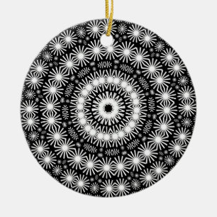 Geometrische Kaleidoscoop 02 Keramisch Ornament