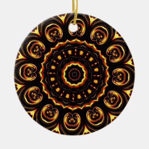 Geometrische Kaleidoscoop 04 Keramisch Ornament