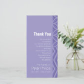 Geometrische Kies B Kleur Sympathie Dank u Bedankkaart (Staand voorkant)