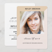 GEOMETRISCHE KLASSE VAN AFSTUDEREN 2016 KAART (Voorkant / Achterkant)