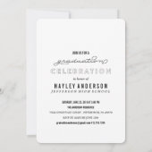 GEOMETRISCHE KLASSE VAN AFSTUDEREN 2016 KAART (Achterkant)